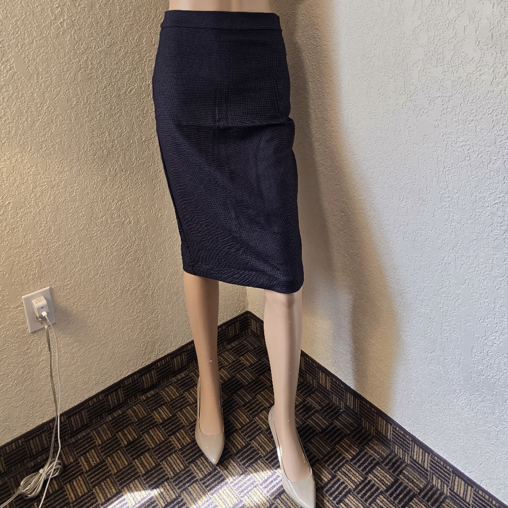 Banana Republic Blue Midi Pencil Skirt for Work